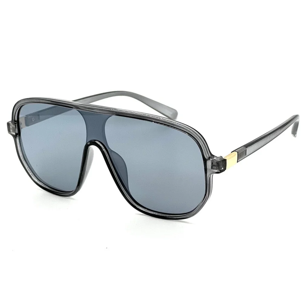 Mens‎ Designer Sunglasses Gray Frame Gray Lens Fashion Statement Gafas Humbres